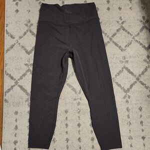 Athleta Transcend Crossover 7/8 Tights in Truffle Women Size L